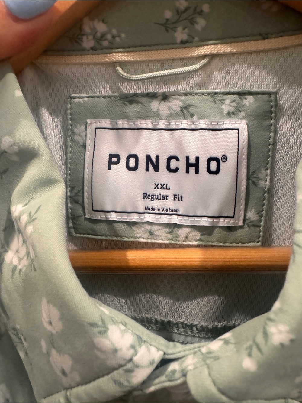 Men's Sage Floral Short-Sleeve Button-Down Shirt - Picture 3 of 3